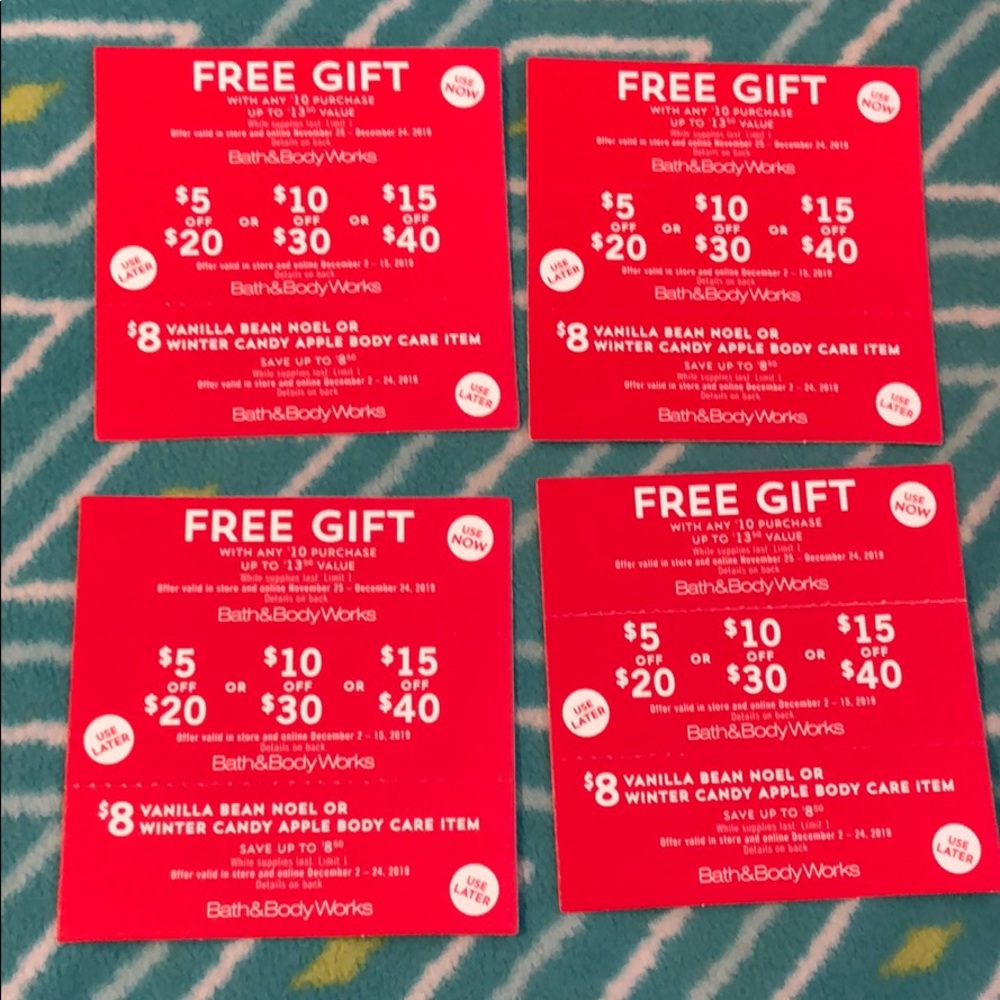 Bath and body works coupons